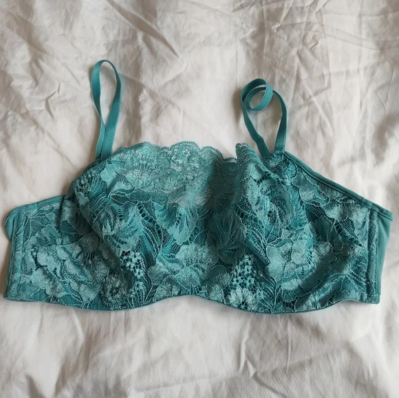 Teal Lace Bralette By Soma size 36C - Picture 4 of 4